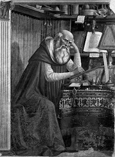 Saint Jerome in his study