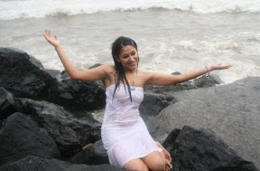 Anjali Pandey hot in transparent dress