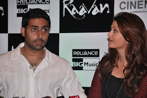 Aishwarya Rai and Abhishek Bachchan Ravaan promo