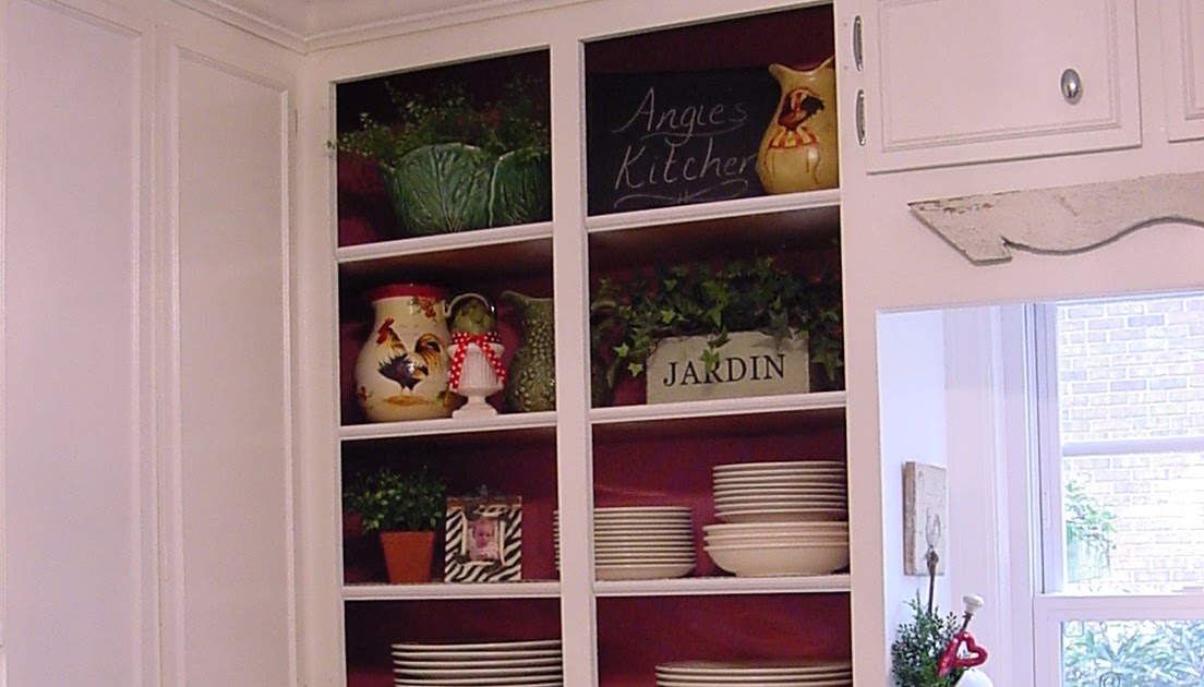 The Happy Homebody Open Kitchen with New Fabric