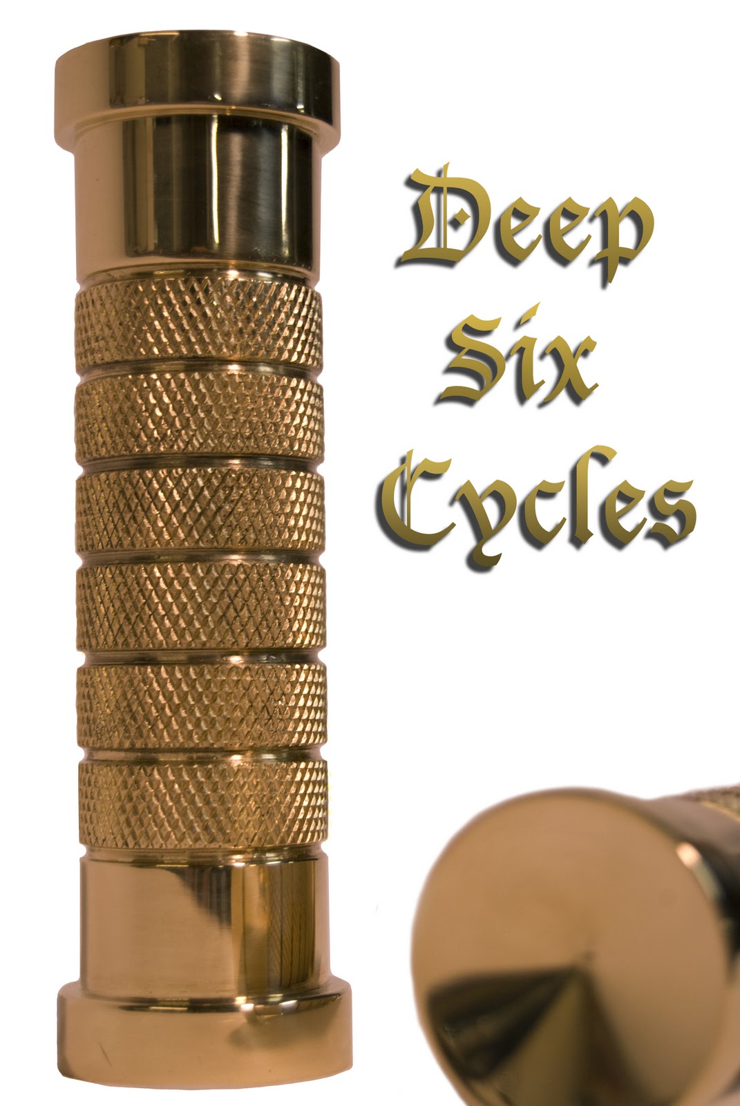 Deep Six Cycles Deep Six Cycles Brass Hand Grips!