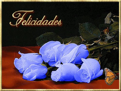 FELICIDADES GEMMA ( Santa Marta ) ROSAS+AZULES