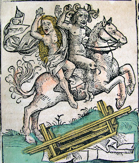 Devil and Woman on Horseback