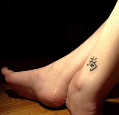 Flower ankle tattoo designs