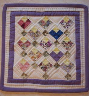 Hand Quilting Little Heart Quilt