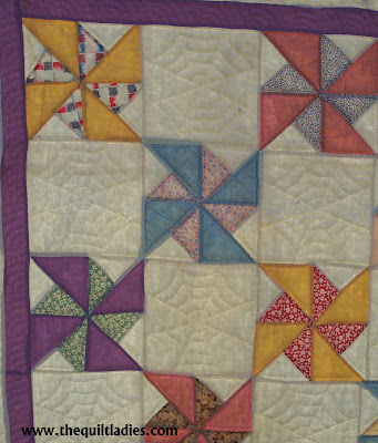 Great, Great Grandma Made This Pin Wheel Quilt for My Mom in 1936