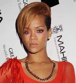 Celebrity Clothing Celeb Rihanna Short Hairstyles With Bangs