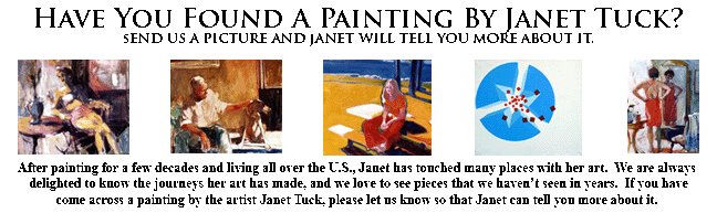 Have you found a painting by Janet Tuck?