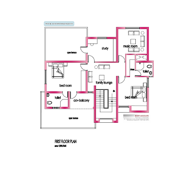Modern house plan - 2800 Sq. Ft