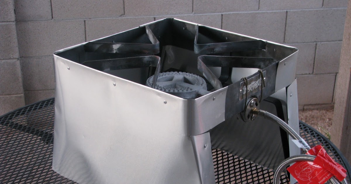 Broken Glass Brewery Burner Windguard build