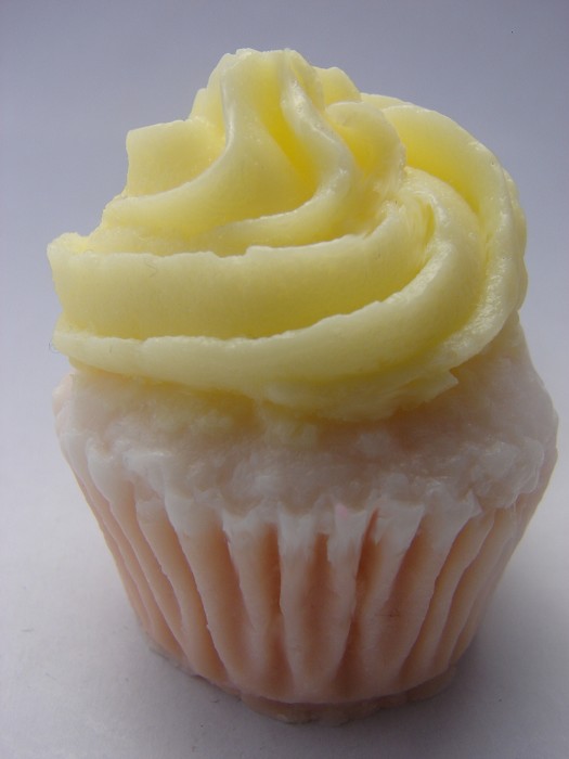 icing designs for cupcakes. Mini Cupcake soap - Lemon