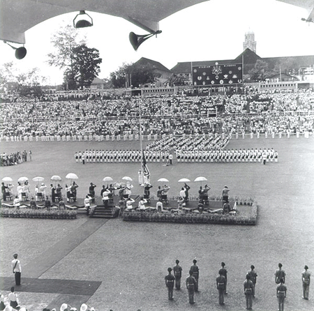 Laungan merdeka di stadium merdeka