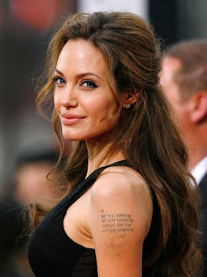 Angelina jolie tattoos