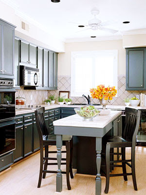 painted kitchen cabinets. Black Kitchen Cabinets