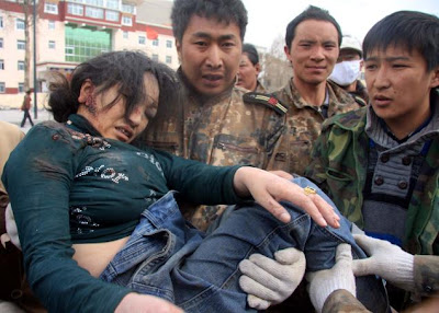 Earth quake in West China