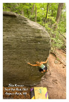 Coopers Rock Climbing
