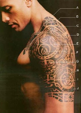 the rock tattoo,  Polynesian Tattoo