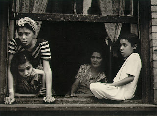 faces of concern by Helen Levitt