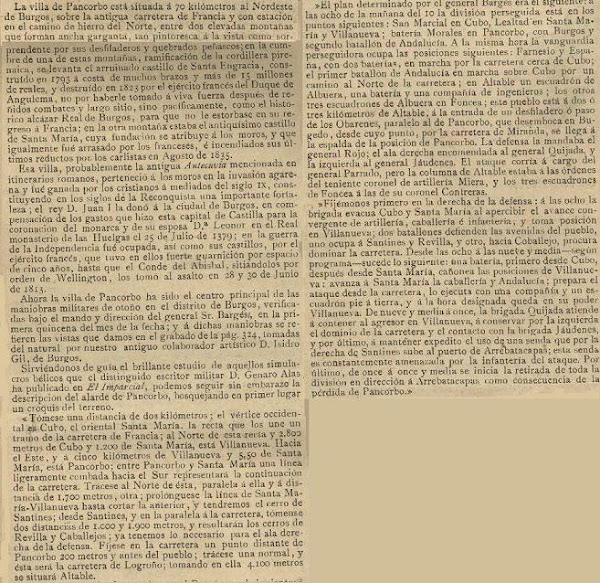 Comentario de la época