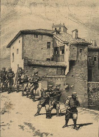 Maniobras militares en Pancorbo (Burgos)