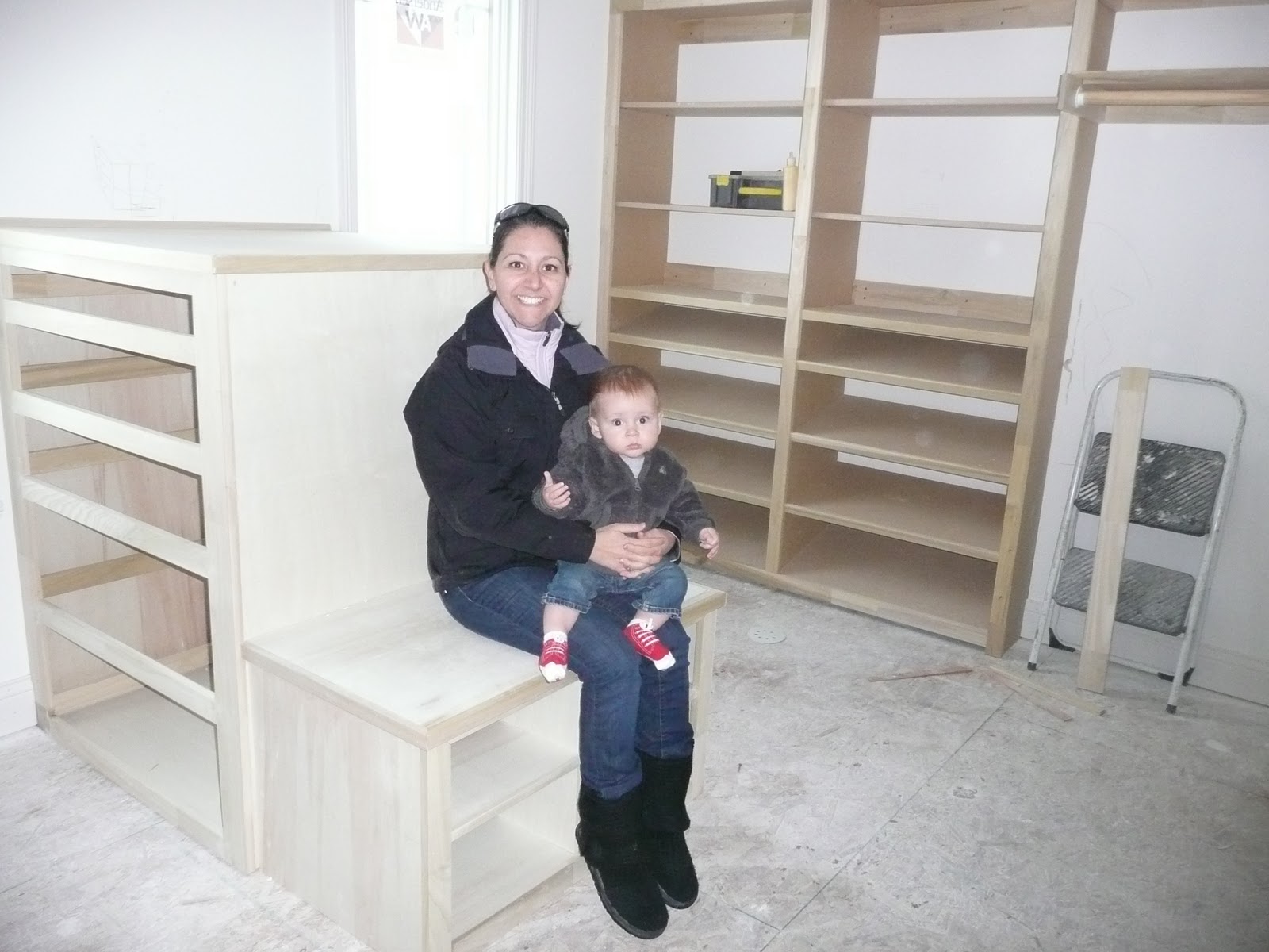 Steve and Shelly's New House Trim Carpenter continues to amaze us!