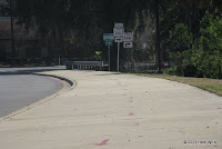 The trail alongside West Pensacola Street.