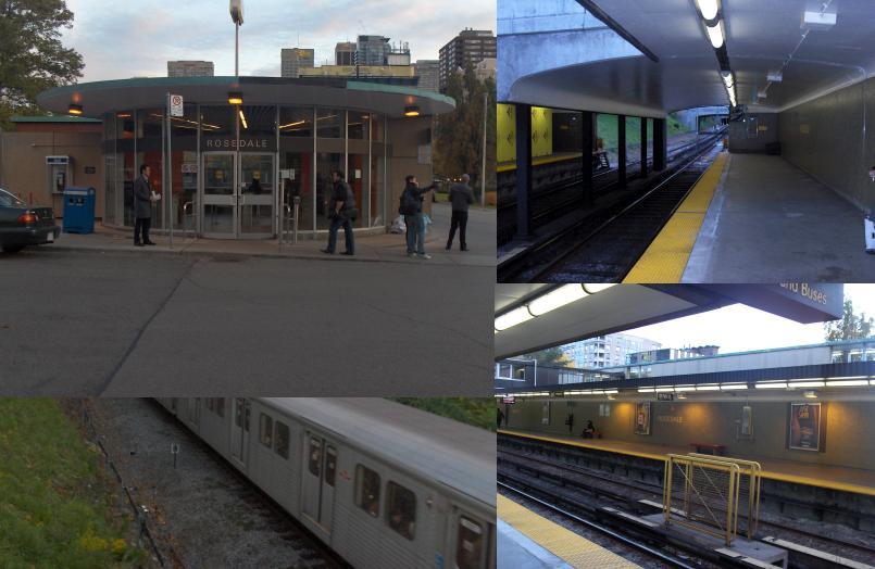 Rosedale Subway Station