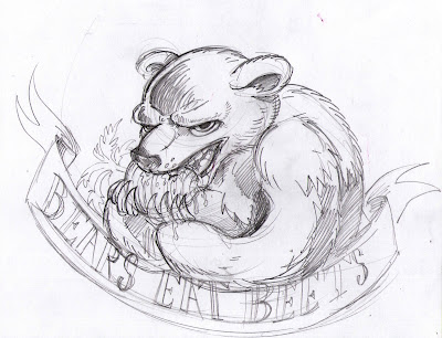 The Royal Daily Sketch Tattoo Tuesday 02 Bear