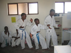 Youth displaying their talent - Karate