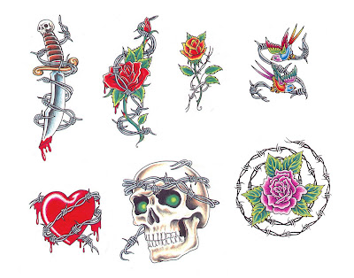 free skull tattoo flash. Tattoo flash: Dragons and