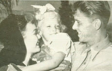 Wyman y Reagan con su hija Maureen
