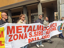 Parlano i lavoratori:Leonardo Beltrame RSU FIOM Metalli Preziosi Paderno D.(MI) in lotta da........