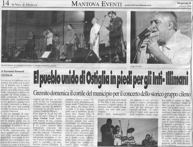 vOCE DI mANTOVA MARTEDì 10 AGOSTO '09