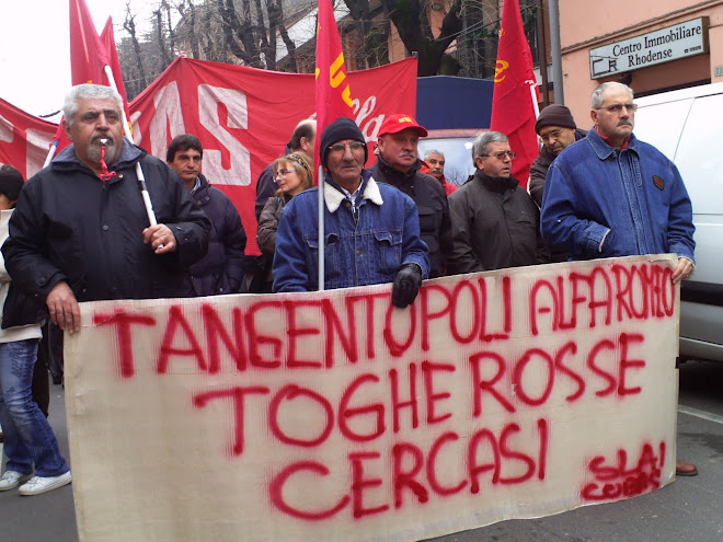 RHO (MI) 28.11.09 MANIFESTAZIONE LAVORATORI AUTORGANIZZATI