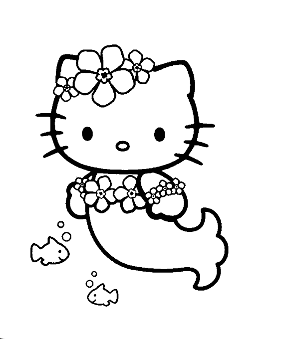 hello kitty para colorear