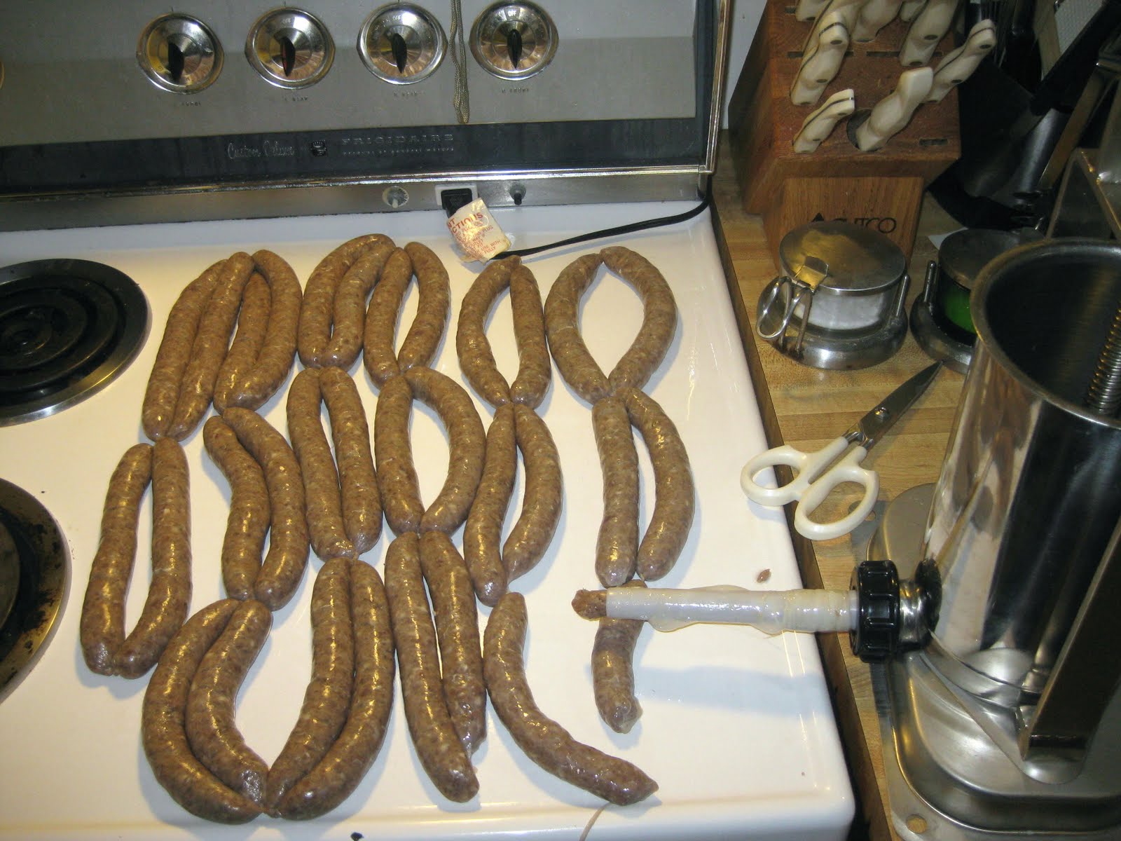 Everett Cellars Dry Cured Chorizo and Landjaegers