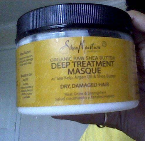 Shea moisture strengthen, grow & restore treatment masque 12 oz Brilliant Black N Beautiful, Naturally: Shea Moisture - Deep Treatment