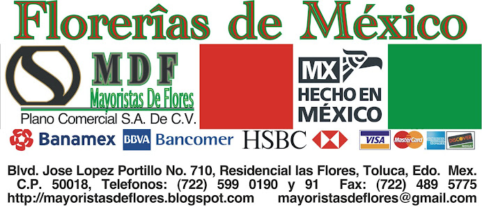 Florerias de Mexico