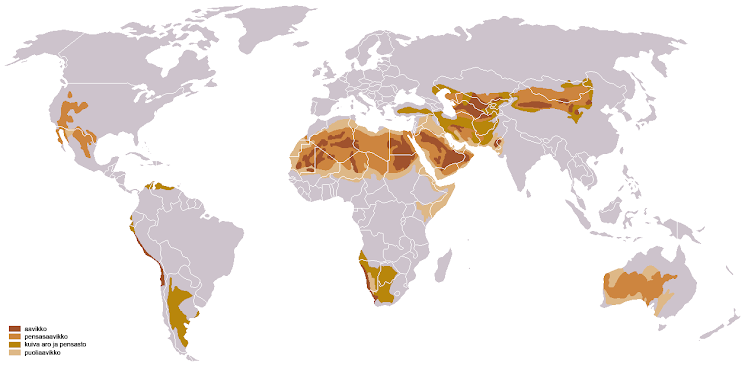 DESIERTO EN EL MUNDO