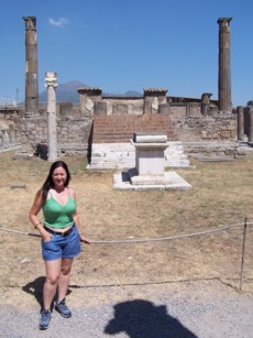En Pompeya.