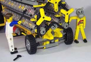 lego technic tractor pulling