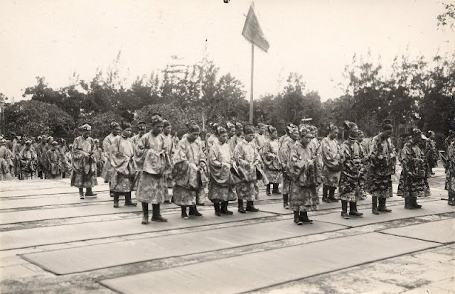 At Bao Dai's coronation January 8th 1926 at Thái Hoà Palace