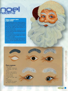 olhos de papai noel