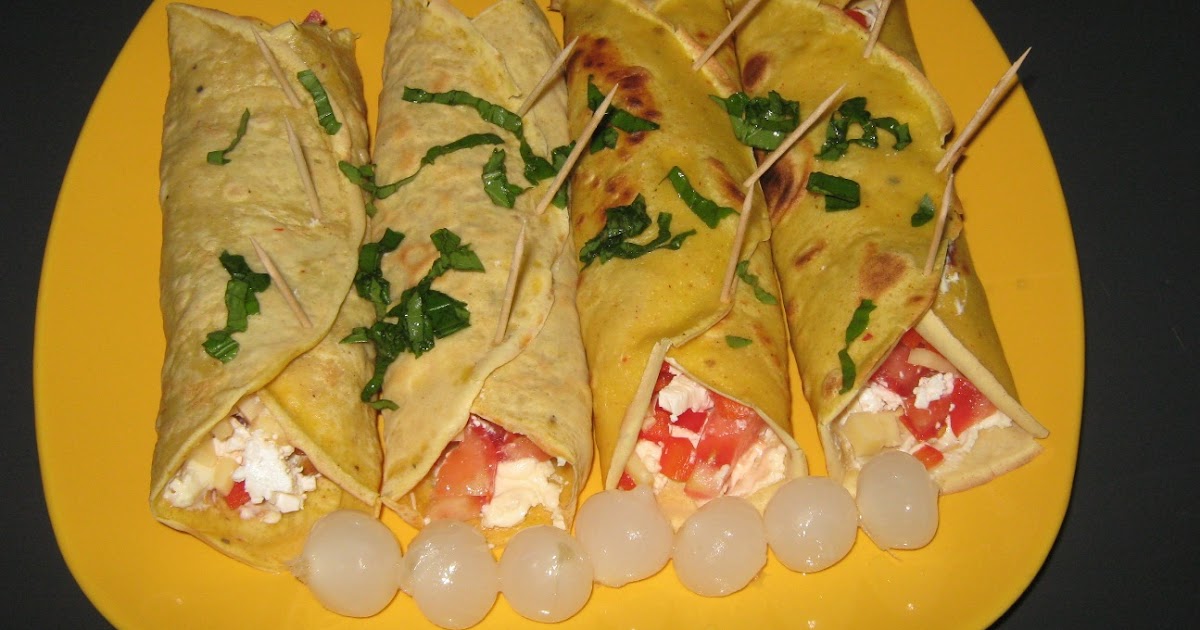 LopFras - Retete Simple: Clatite aperitiv cu rosii si feta