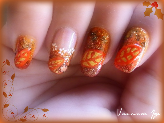 autumn nail design i