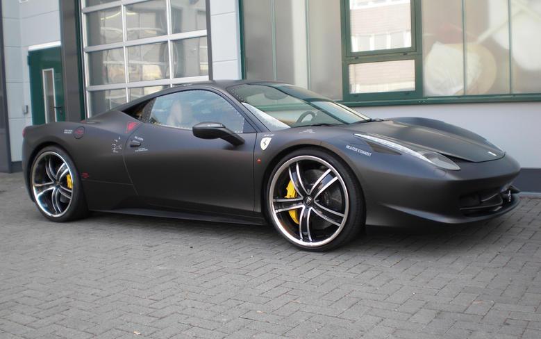 The standard Ferrari 458 Italia is powered by a 45litre V8 engine 