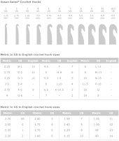 Crochet Hook Conversion Chart