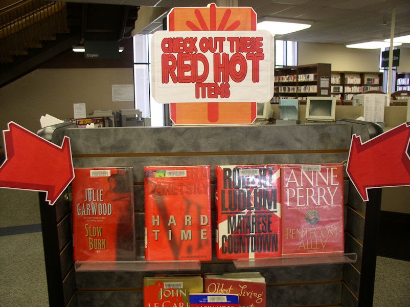 Los Angeles Times Bestsellers December Book Displays in the Library