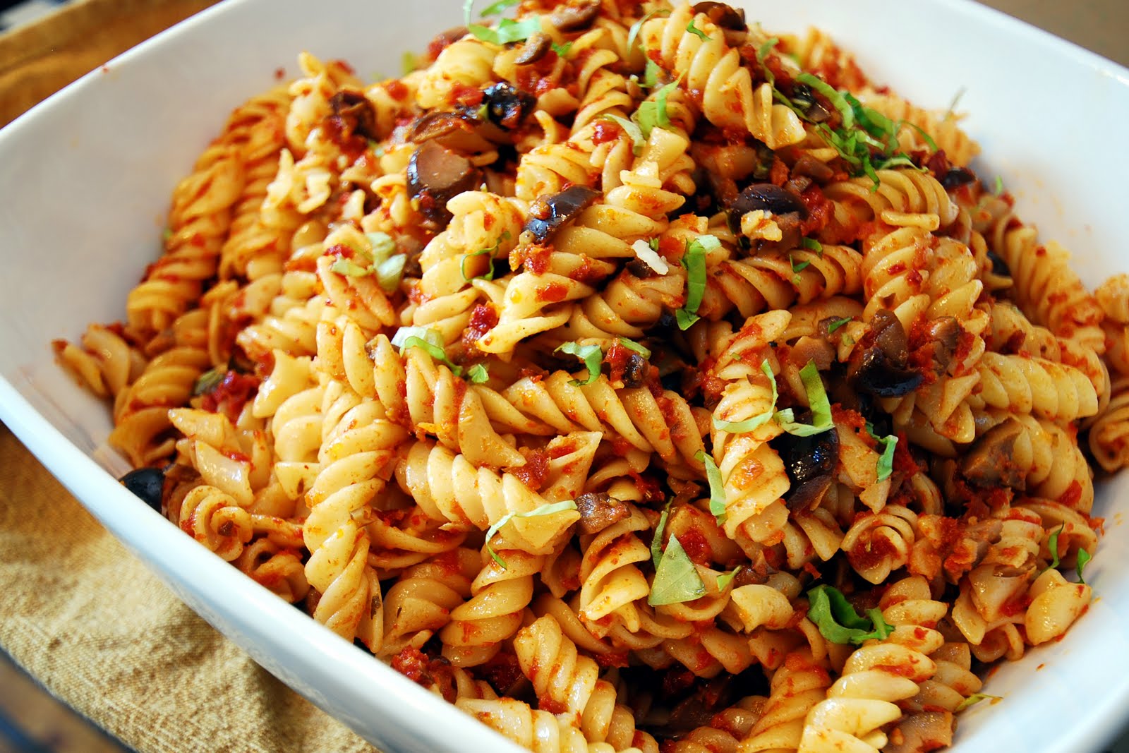 Have Spork, Will Travel Sundried Tomato Pasta Salad