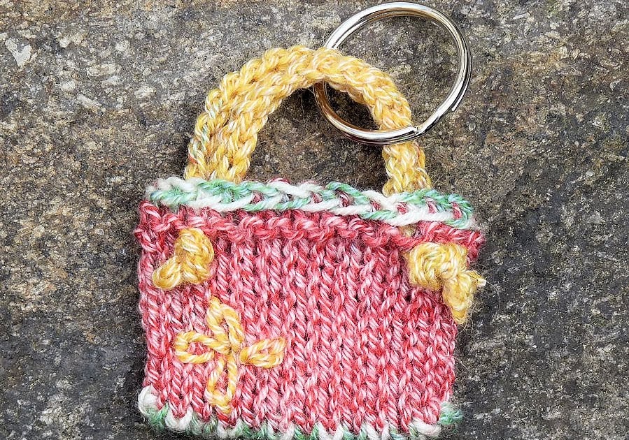 Carmen's Yarn Projects Mini Key Ring Purses